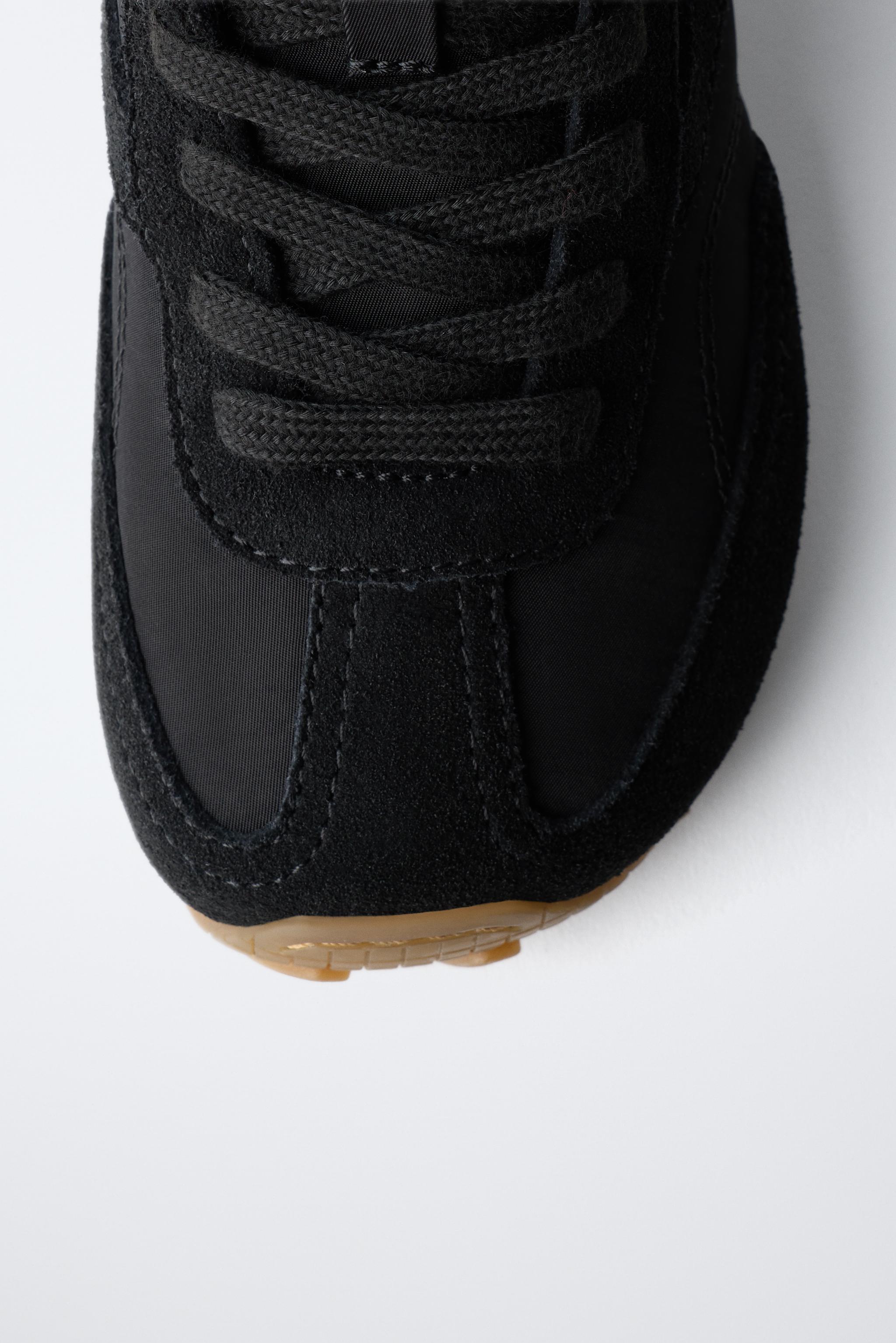 BOXING STYLE HIGH-TOP SNEAKERS